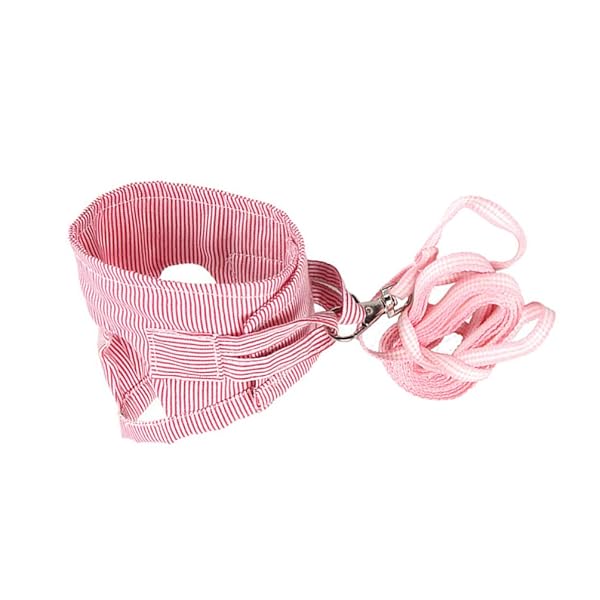 POPETPOP POPETPOP Hedgehog Harness Small Pet Chest Strap for Guinea Pig Fashionable Stripe Design Easy to Wear Pet Supplies - View 3 of 7