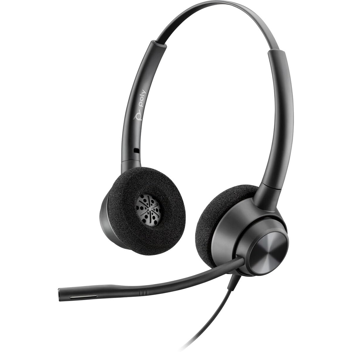 POLY Plantronics Poly EncorePro 320 Stereo Headset QD Black for Clear Communication and Comfort