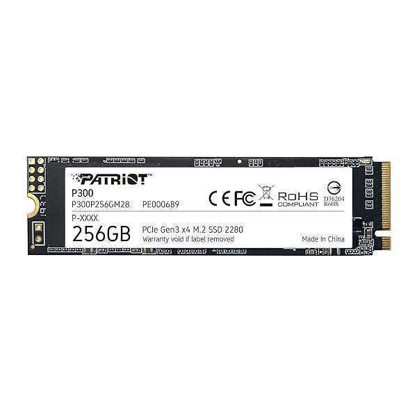 Patriot Memory Patriot P300 256GB M.2 PCIe Gen 3 x4 SSD: Fast, Low-Power Storage Solution