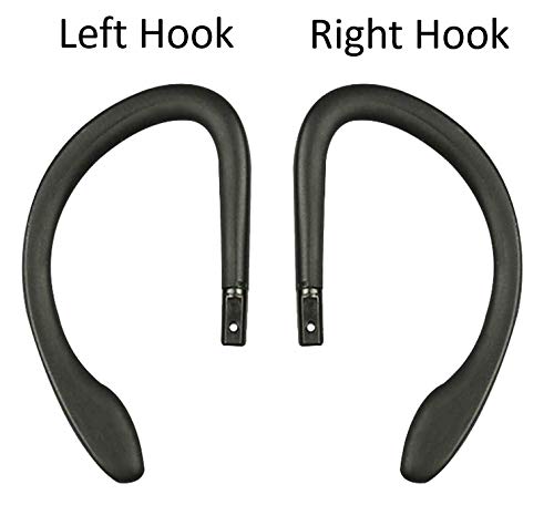WirelessFinest PowerBeats 3 Silicone Replacement Ear Hook Loop Clip Repair Parts Left Right Fit Wireless Headset Headphone Tool Glue Black - View 2 of 4