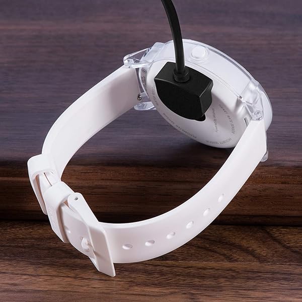 Turnwin Turnwin Charger for Ticwatch S E Replacement 3.3ft USB Cable Charging Dock Black - View 5 of 6