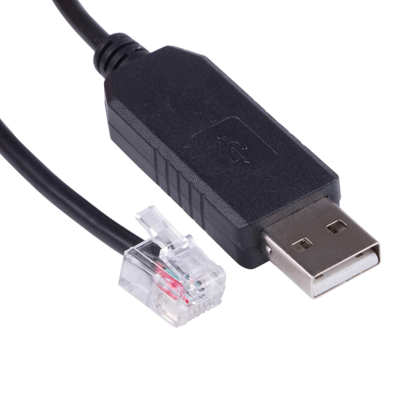 Suamdoen Suamdoen FT231XS USB RS232 to RJ11 Cable for Keyence PLC to PC Communication Fast Data Transfer - View 2 of 6