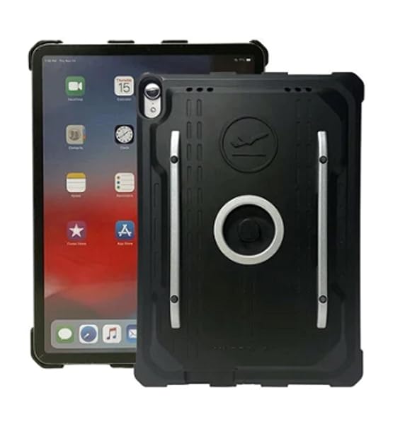 MYGOFLIGHT MYGOFLIGHT iPad Pro 11Â” (Gen 1, 2, 3) Air 10.9" (Gen 4, 5) Polycarbonate Pilot Kneeboard and Mountable Everyday Case Â– Compatible with MGF Yoke and Suction Cup Sport Mounts and Sport Adapters