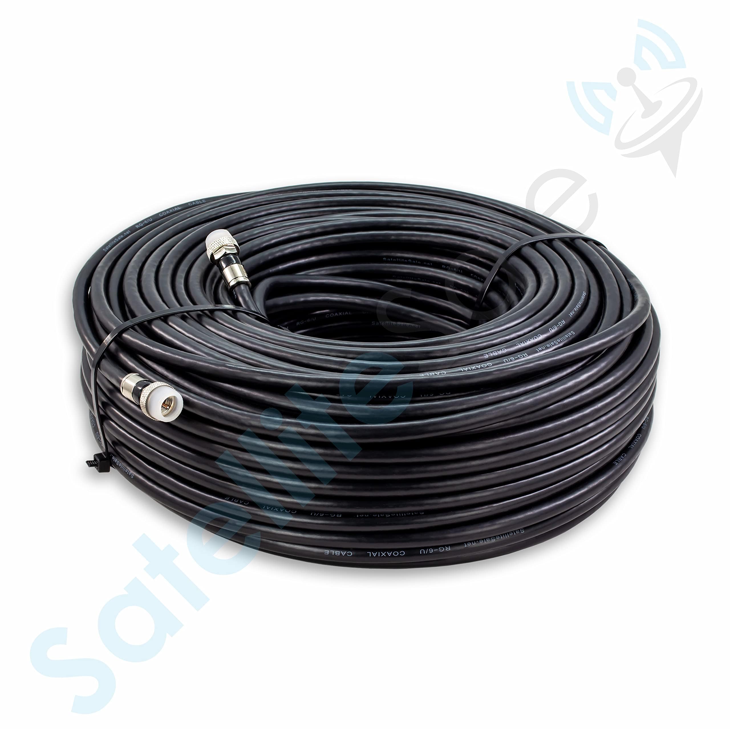 SatelliteSale Buy 25ft SatelliteSale RG-6/U Coaxial Cable - Waterproof F-Type Connectors for Indoor/Outdoor Use - View 5 of 7