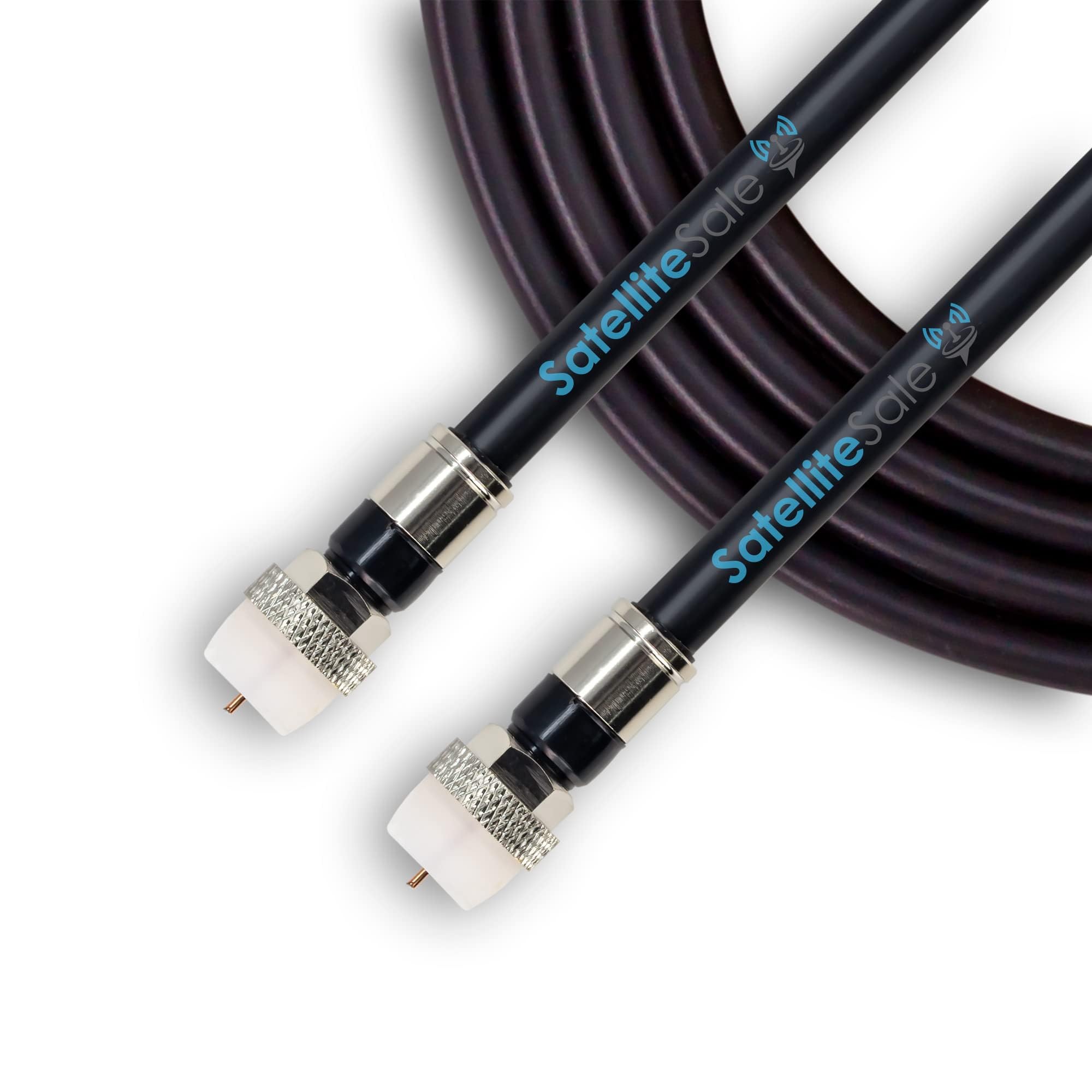 Buy 25ft SatelliteSale RG-6/U Coaxial Cable - Waterproof F-Type Connectors for Indoor/Outdoor Use