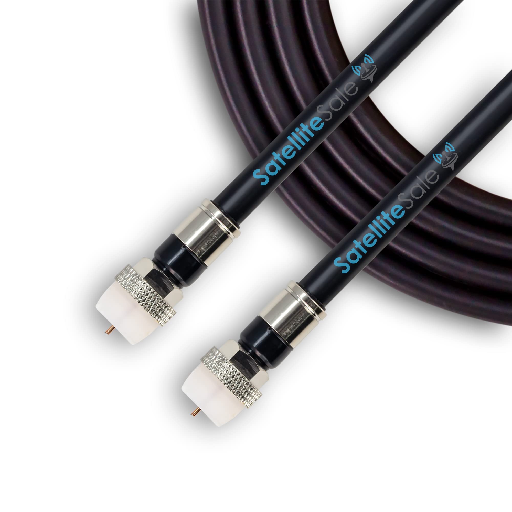 Buy 10ft SatelliteSale RG-6/U Coaxial Cable - Waterproof F-Type Connectors for Indoor/Outdoor Use