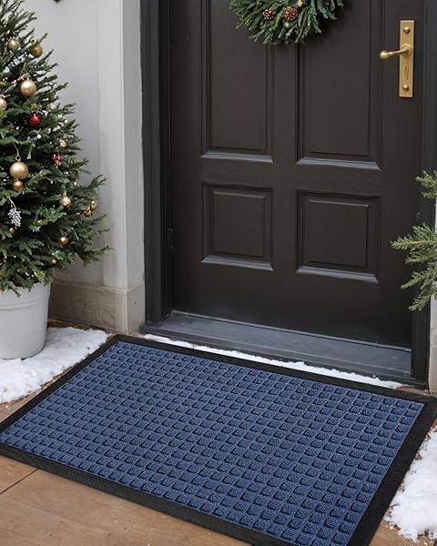 DEXI "DEXI Heavy Duty Door Mat - Stain & Fade Resistant Non-Slip Indoor/Outdoor Mat 35"x23" - Perfect for Entryways & Patios" - View 3 of 10