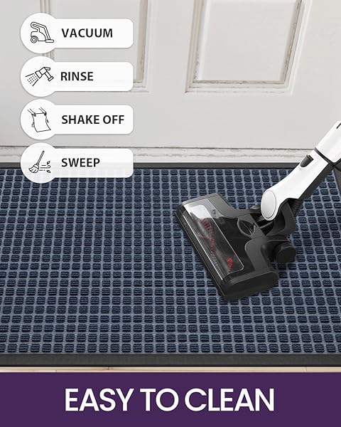 DEXI "DEXI Heavy Duty Door Mat - Stain & Fade Resistant Non-Slip Indoor/Outdoor Mat 35"x23" - Perfect for Entryways & Patios" - View 7 of 10