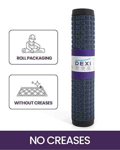 DEXI "DEXI Heavy Duty Door Mat - Stain & Fade Resistant Non-Slip Indoor/Outdoor Mat 35"x23" - Perfect for Entryways & Patios" - View 8 of 10