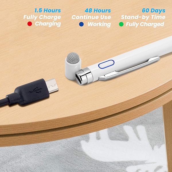 EDIVIA EDIVIA Stylus Pen for Samsung Galaxy Tab A 10.1 (2022) - Ultra Fine Tip Digital Pencil for 10.1/10.5/8 Inch Tablets - View 6 of 7