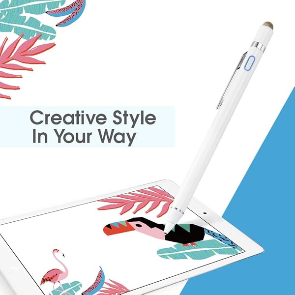 EDIVIA "EDIVIA Stylus for Dell XPS 15" 2-in-1 9575/9570 - Ultra Fine 1.5mm Metal Tip Digital Pencil in White" - View 5 of 5