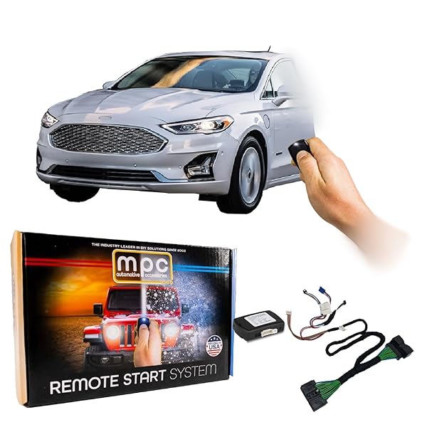 MPC MPC Remote Start Kit for 2014-2021 Ford Fusion Plug and Play Harness Easy Install No Wire Splicing Gas Vehicles