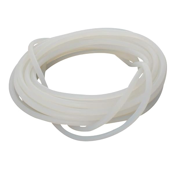 Othmro 0.16 Inch Soft Silicone Bending Insert Tube for Rigid Tubing 3.28 ft Acrylic Repairs Accessory Bending Cord White 5 Pieces