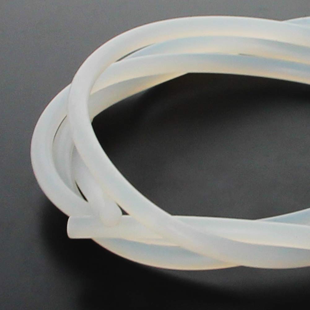 Othmro Othmro 0.16 Inch Soft Silicone Bending Insert Tube for Rigid Tubing 3.28 ft Acrylic Repairs Accessory Bending Cord White 1 Piece - View 2 of 8