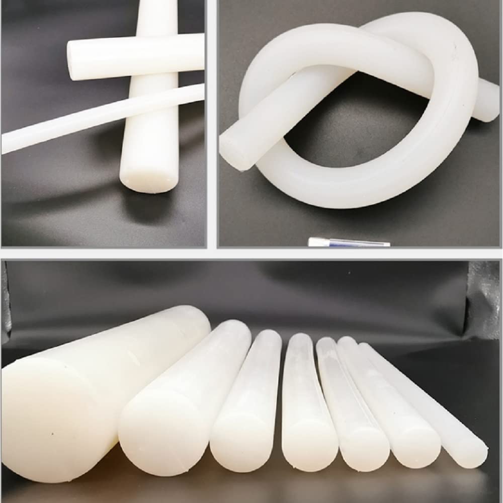 Othmro Othmro 0.16 Inch Soft Silicone Bending Insert Tube for Rigid Tubing 3.28 ft Acrylic Repairs Accessory Bending Cord White 1 Piece - View 7 of 8