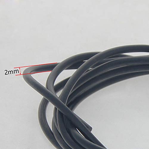 Othmro Othmro 0.08 Inch Soft Silicone Bending Insert Tube for Rigid Tubing 3.28 ft Black Shaping Accessory 1 Piece - View 2 of 9