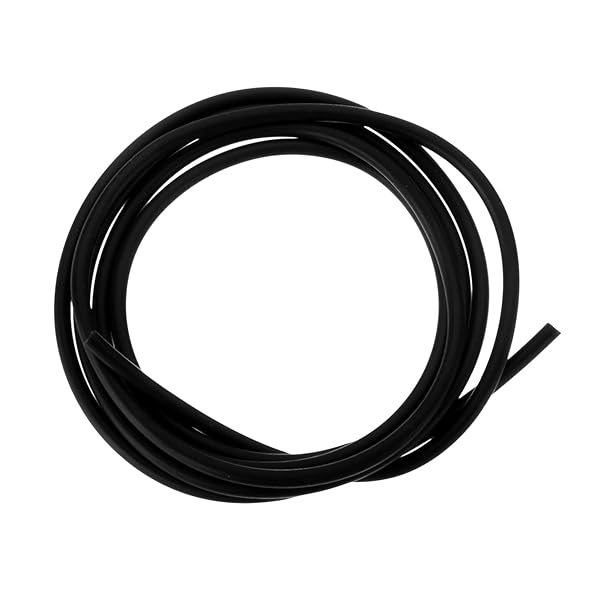 Othmro 0.12 Inch Soft Silicone Bending Insert Tube for Rigid Tubing 3.28 ft Black Accessory for Acrylic Rigid Tubing Repairs 1 Piece