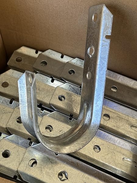 KDD INDUSTRIES KDDINDUSTRIES 2 Inch J Hook for Cat 5E and Cat6 Wires Wall Mount 25 Pack - View 2 of 3