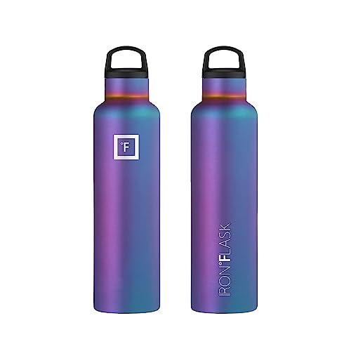IRON °FLASK IRON FLASK 24 Oz Vacuum Insulated Water Bottle - Leak Proof Camping & Hiking Canteen with 3 Lids for Hot & Cold Drinks - View 3 of 8