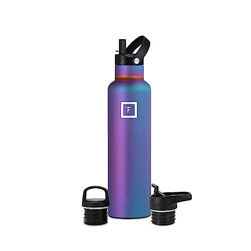 IRON °FLASK IRON FLASK 24 Oz Vacuum Insulated Water Bottle - Leak Proof Camping & Hiking Canteen with 3 Lids for Hot & Cold Drinks - View 4 of 8