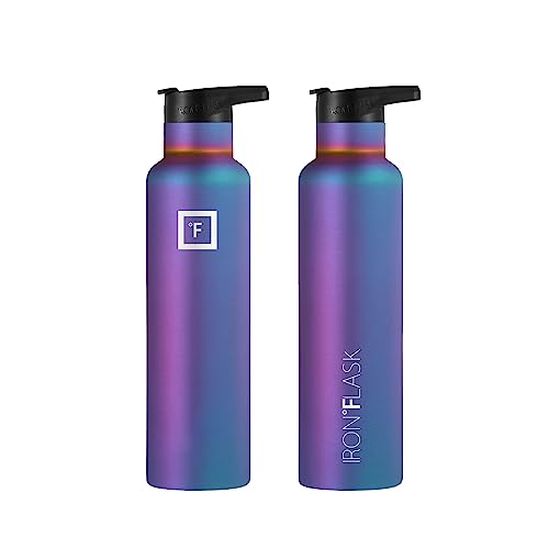 IRON °FLASK IRON FLASK 24 Oz Vacuum Insulated Water Bottle - Leak Proof Camping & Hiking Canteen with 3 Lids for Hot & Cold Drinks - View 5 of 8