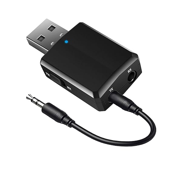 Isobel ISOBEL Bluetooth 5.0 Audio Transmitter & Receiver - 3 in 1 HiFi Adapter for Car, TV, Headphones & PC - View 2 of 5
