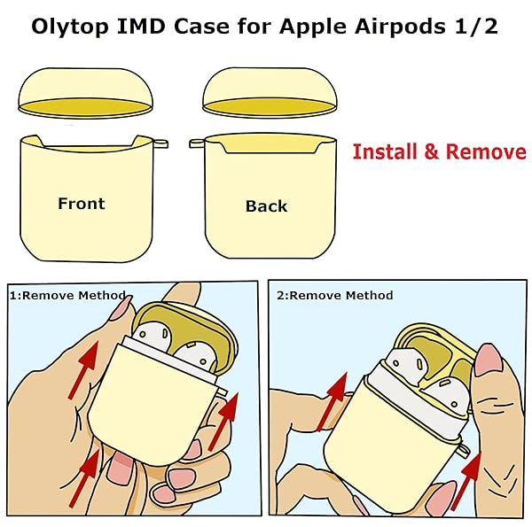 Olytop Olytop Cute Cactus Airpods 2nd/1st Gen Case Cover, Plants Airpods 2nd 1st Generation Protective Case Cover Hard Skin Women Girl for Apple iPods 2/1 Gen with Keychain -Cactus - View 8 of 8