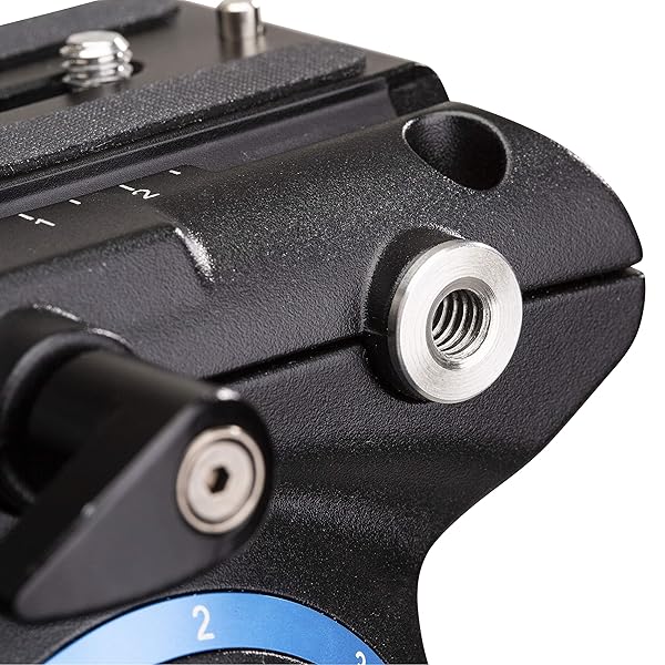 Benro Benro S6 PRO Flat Base Fluid Video Head: 13.2 lb Capacity, 6-Step Counterbalance & Accessory Mounts for Smooth Filming - View 10 of 10