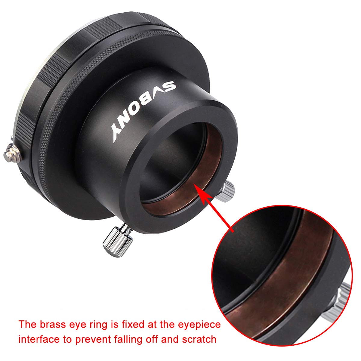 SVBONY SVBONY SV149 Camera Lens Adapter for Canon DSLR to 1.25 Inch Eyepiece Ideal for Photography and Guiding - View 3 of 9