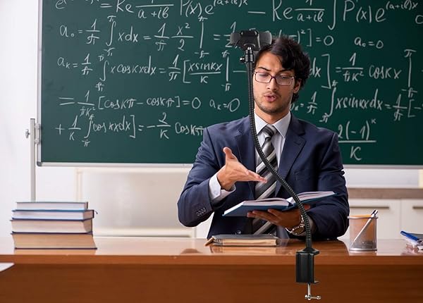 AceTaken Flexible AceTaken Webcam Mount: Gooseneck Arm Clamp for Logitech C920, C922, C930, Brio - 25 Inch Tripod Stand - View 5 of 10