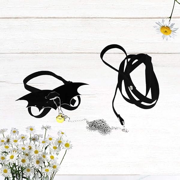 POPETPOP POPETPOP Adjustable Turtle Harness and Leash with Wings for Tortoise Walking Training Black - View 4 of 9