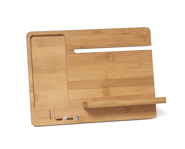 Lipper International Eco-Friendly Bamboo Smartphone & Watch Stand by Lipper International - Stylish & Functional