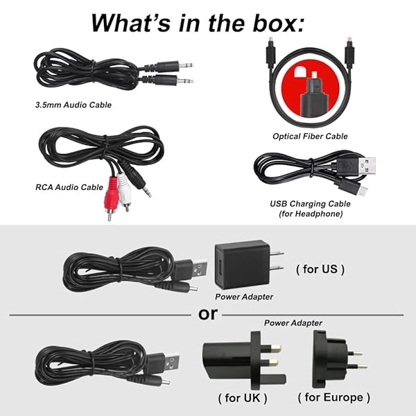 SIMOLIO SIMOLIO Wireless TV Headphones with Clear Dialog Mode Enhanced Voice Spare Battery for Seniors Hard of Hearing L R Balance Volume Control 100FT Range - View 8 of 8