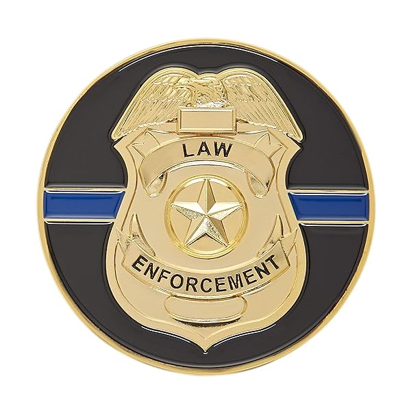 Hero's Valor Hero's Valor Law Enforcement Badge Challenge Coin Prayer Single Coin Pack - View 2 of 3