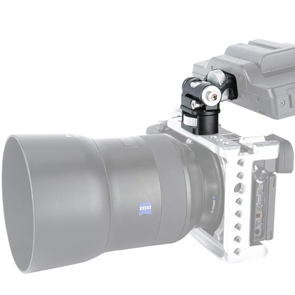 NICEYRIG Buy NICEYRIG DSLR Monitor Mount - ARRI Standard 3/8'' Hole, Tilt & Swivel Holder for Camera Cages & Stabilizers - View 7 of 7