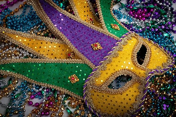 GiftExpress GiftExpress 72 pcs Mardi Gras Beads Necklace 33 Inch Multi Color Carnival Necklaces for Christmas St Patrick's Day Costume Assorted Metallic Colors - View 5 of 6