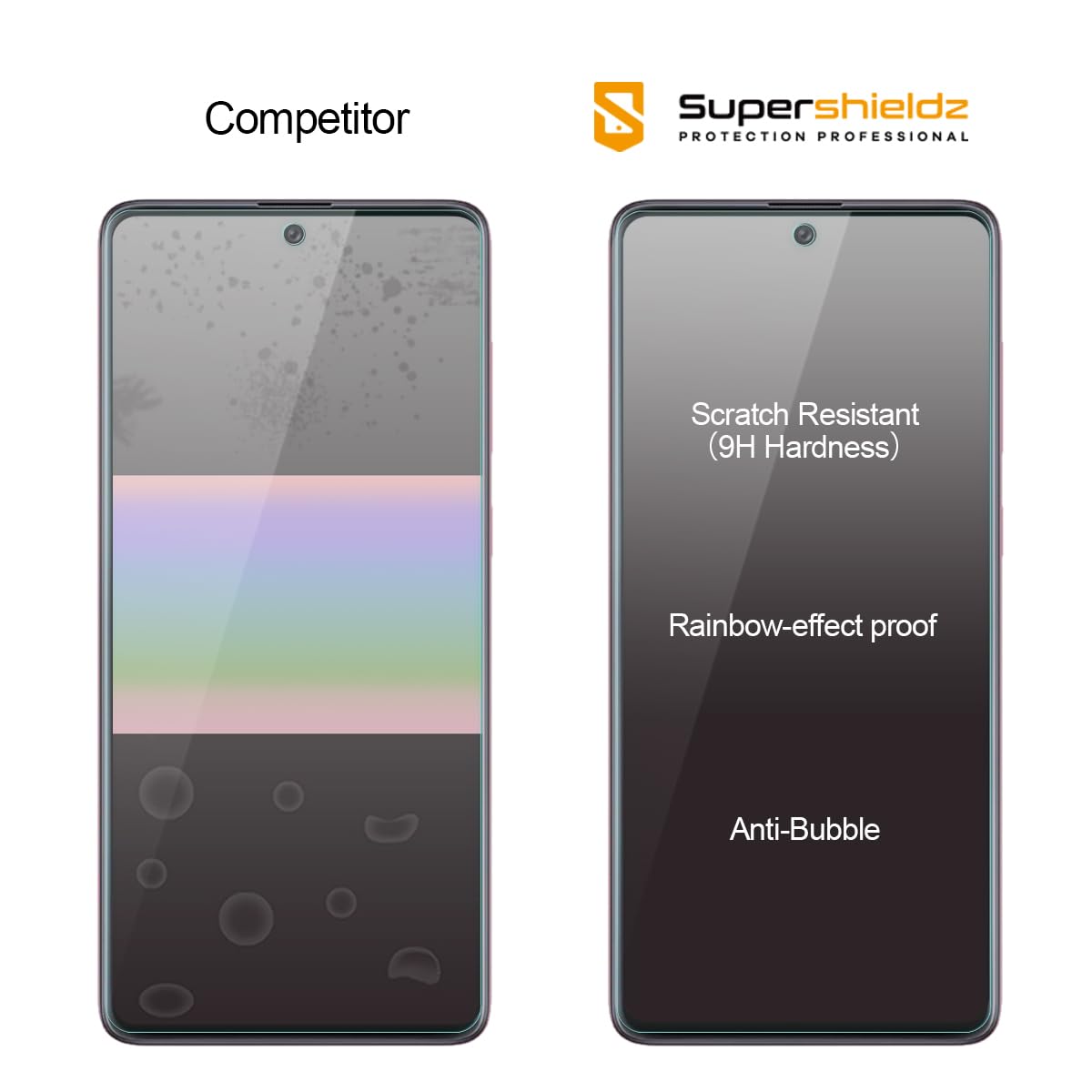 Supershieldz Supershieldz 2 Pack Tempered Glass Screen Protector for Samsung Galaxy A71 4G Anti Scratch Bubble Free - View 4 of 5