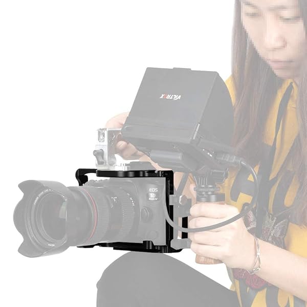 NICEYRIG Buy NICEYRIG Cage for Canon 5D/5DS Mark IV/III/II - Full DSLR Camera Cage with QR Plate & Cold Shoe - View 7 of 10