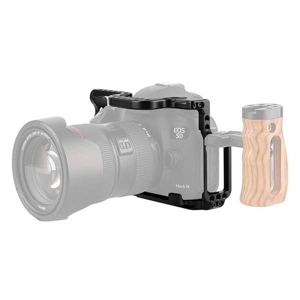 NICEYRIG Buy NICEYRIG Cage for Canon 5D/5DS Mark IV/III/II - Full DSLR Camera Cage with QR Plate & Cold Shoe - View 10 of 10