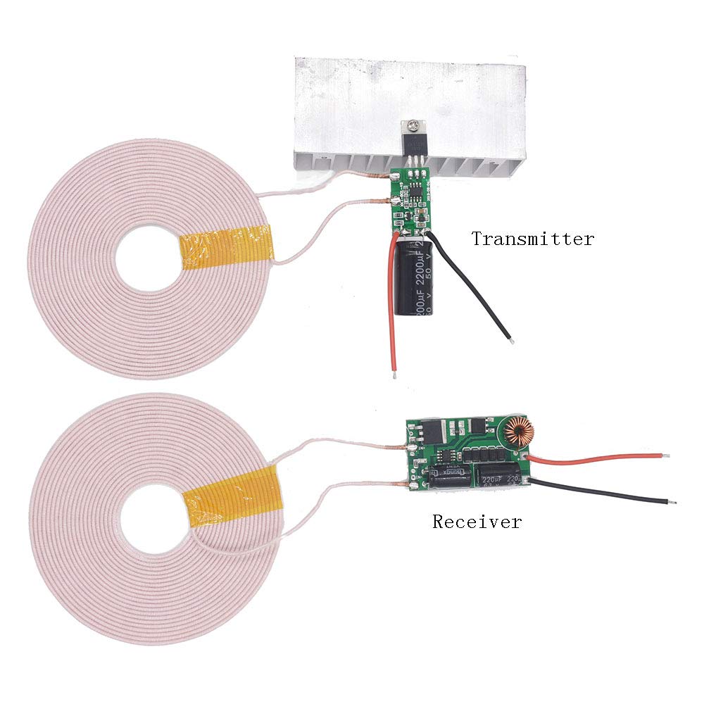 Taidacent Taidacent 100W High Power Wireless Inductive Coil 24V4A Transmitter and Receiver for Long Distance Charging Modules - View 6 of 6