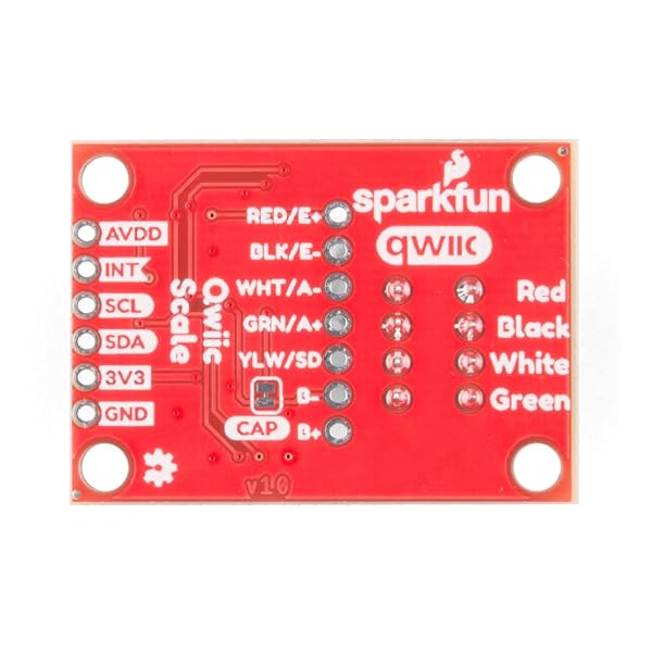 SparkFun SparkFun Qwiic Scale NAU7802 Small Breakout Board for Accurate Load Cell Readings with No Soldering and Daisy Chain Capability - View 3 of 7