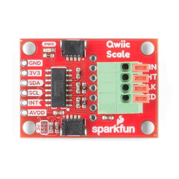 SparkFun SparkFun Qwiic Scale NAU7802 Small Breakout Board for Accurate Load Cell Readings with No Soldering and Daisy Chain Capability - View 4 of 7