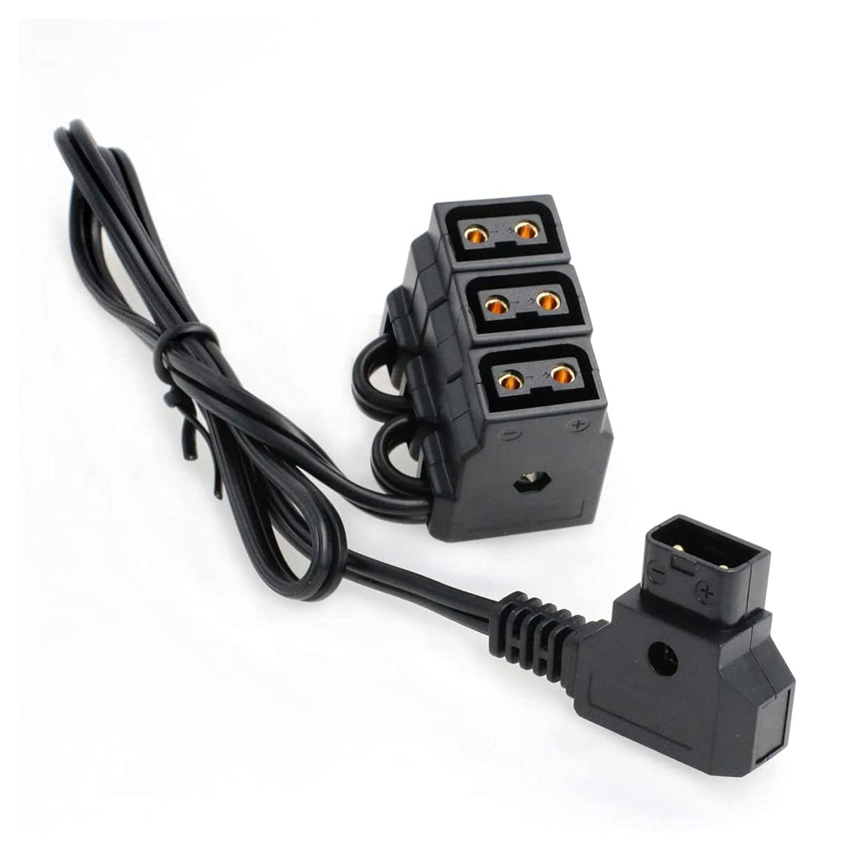 SZRMCC D-Tap Male to 3-Port Female Cable Hub Splitter for Photography - Enhance Your Setup!
