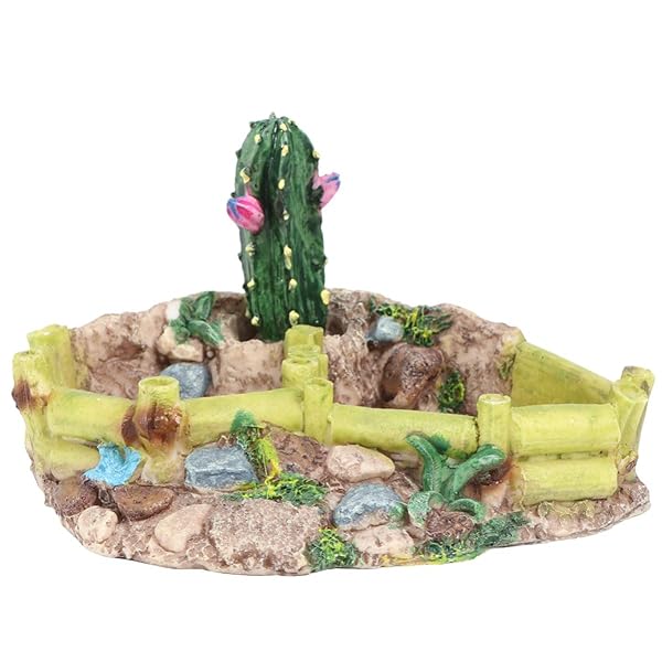 POPETPOP POPETPOP Reptile Resin Corner Water Dish for Tortoise Lizard Bearded Dragon Frog Gecko Snake Chameleon 25593 - View 2 of 9