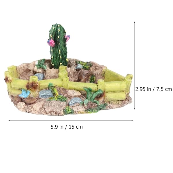 POPETPOP POPETPOP Reptile Resin Corner Water Dish for Tortoise Lizard Bearded Dragon Frog Gecko Snake Chameleon 25593 - View 4 of 9