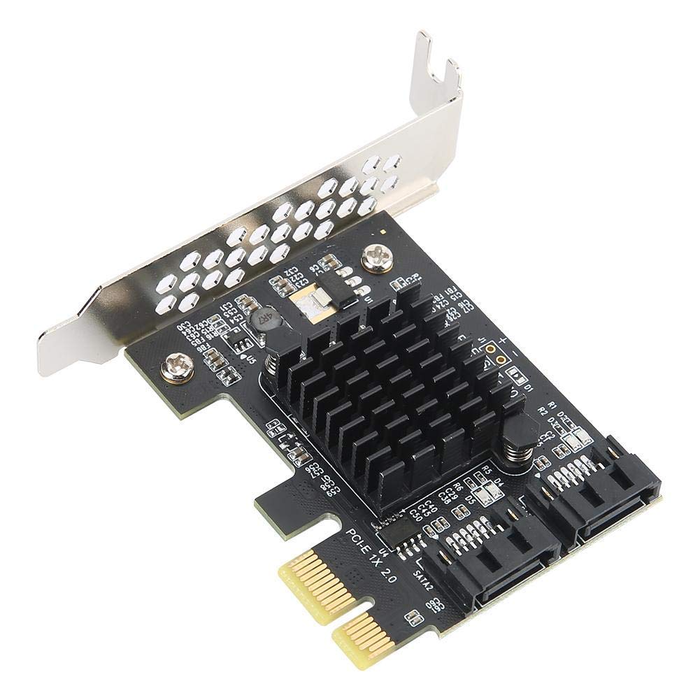 Zopsc PCI-E 2-Port SATA 3.0 Expansion Card Plug and Play PCI Express Adapter with AHCI1.0 IDE Mode and Hot Plugging Support - View 4 of 8
