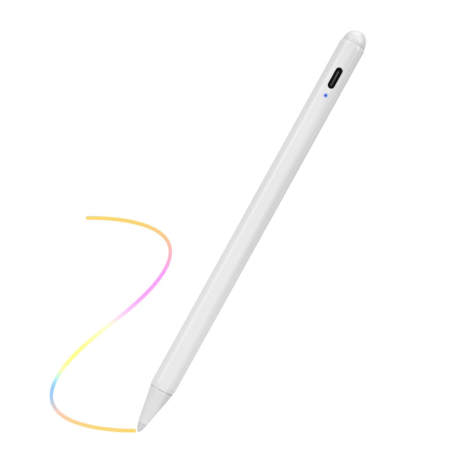 Stylus Pencil for iPad 8th 9th 10th Generation 10.2 Inch Palm Rejection Compatible with Apple Pencil 2nd Generation White