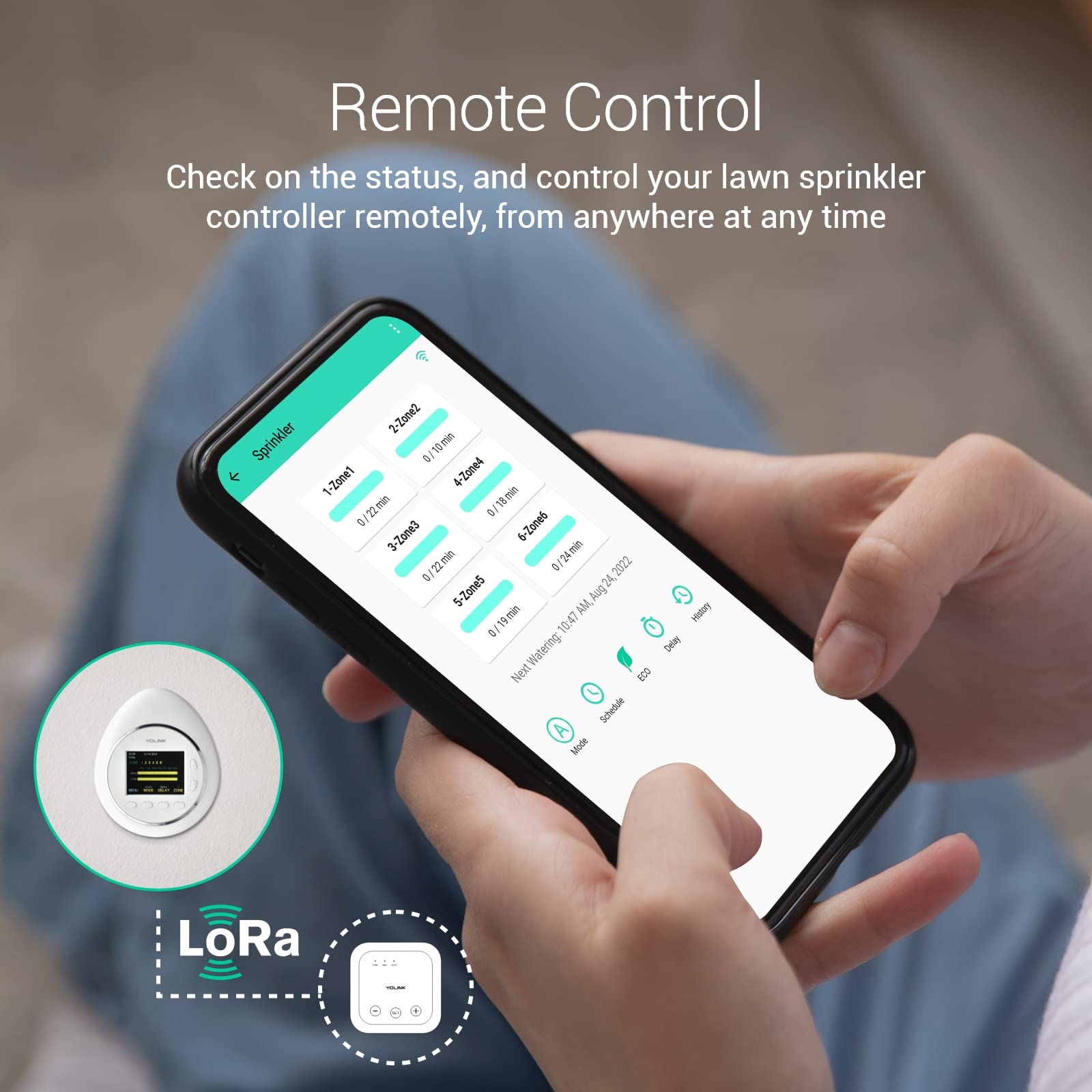 YoLink YoLink Sprinkler Controller Smart Irrigation System for Efficient Watering and Lawn Care - View 2 of 9