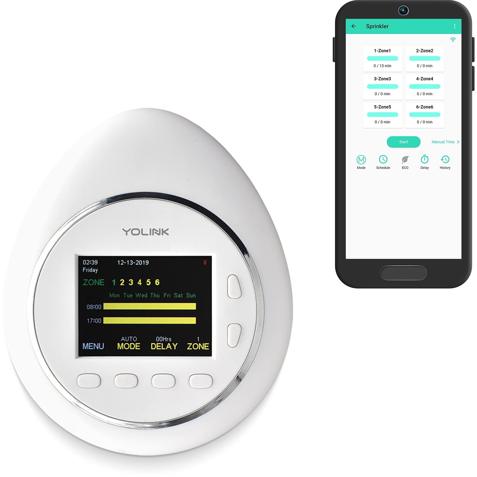 YoLink Sprinkler Controller Smart Irrigation System for Efficient Watering and Lawn Care