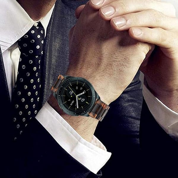 SPINYE SPINYE Colorful Resin Band for Samsung Galaxy Watch 6 5 4 3 Active 2 Compatible 20mm Replacement Strap for Men and Women Hawksbill - View 5 of 8